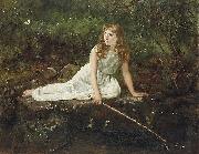 John Collier Der Schmetterling oil painting artist